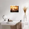 Poster - Poster ohne Rahmen - Deer Heidekraut Tier - 50x40 Produktbild-Vorschau 5