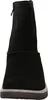 A black boot is shown from the front against a white background. Produktbild-Vorschau