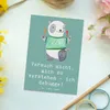 Mr. & Mrs. Panda Postkarte Softwareentwickler Debugging - Produktbild-Vorschau 2