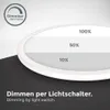 LED Panel Deckenlampe dimmbar ultraflach Deckenleuchte Produktbild-Vorschau 2