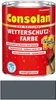 Consolan Wetterschutzfarbe 2,5 l Schiefer Deckend Außen Produktbild-Vorschau 6