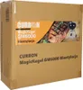 A cardboard box for a Curron MagicKugel GM6000 grill, featuring an image of grilled meat and the grill itself. Produktbild-Vorschau