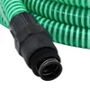 vidaXL Saugschlauch mit PVC-Anschlüssen Grün 1" 10 m PVC Produktbild-Vorschau 4