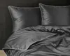 Bettwäsche-Set aus reiner Baumwolle 180x200 Grau Premium Produktbild-Vorschau 2