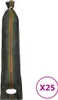 vidaXL Sacchi di sabbia 25 pz. Verde scuro 103x25 cm HDPE Anteprima dell’immagine prodotto 1