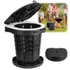 Camping Toilette klappbar tragbar – Mobile Campingtoilette Produktbild-Vorschau 16