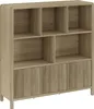 Komoda wysoka „Lukkodso” 102 x 98 x 30 cm Kredens z 3 Podgląd zdjęcia produktu 3