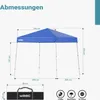 Wiltec Faltpavillon 250 x 250 x 270 cm blau wasserdicht, Produktbild-Vorschau 7