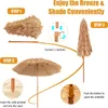Instructions for assembling and using a beach umbrella. Produktbild-Vorschau