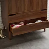 sweeek - Kleiderschrank im Vintage-Stil mit Holzdekor, 2 Produktbild-Vorschau 6