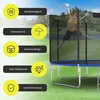 Bezpečnostní síť na trampolínu 427 cm, vhodná pro 8 tyčí, Náhled obrázku produktu 3