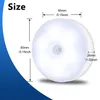 2x lampka nocna LED z czujnikiem ruchu ładowana przez USB Podgląd zdjęcia produktu 3