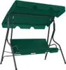 vidaXL Hollywood Swing Green 170 × 110 × 153 cm Látka Náhled obrázku produktu 6