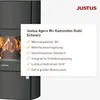 Justus | Kaminofen | Agero W+ | 7 kW | Stahl Schwarz Produktbild-Vorschau 10