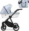 Kunert Ivento 3-in-1 Kombikinderwagen Eco Hellblau Metallic Produktbild-Vorschau 3