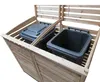 Kondela Mülltonnenbox aus Holz für zwei Tonnen Brudo Typ 1 Produktbild-Vorschau 6