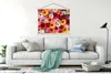 MuchoWow® Textilposter Blumen - Farben - Gerbera - Rosen Produktbild-Vorschau 3