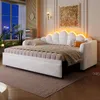 Letto a giorno imbottito 90x200 cm con letto estraibile, Anteprima dell’immagine prodotto 1