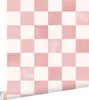 ESTAhome carta da parati scacchi rosa e bianco 50 x 900 cm Anteprima dell’immagine prodotto 1