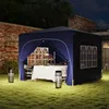 Outsunny Pavillon 3x3m wasserabweisend Stabil Winterfest Produktbild-Vorschau 8