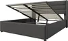 OKWISH Lit coffre 140x200 cm - Lit double rembourré Beige Voir les images du produit 8