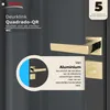 Domino Türgriff QUADRADO-QR M1 Drückergarnitur WC - Produktbild-Vorschau 4