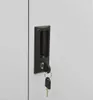 vidaXL Büroschrank Hellgrau 90x40x102 cm Stahl Produktbild-Vorschau 13