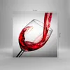 Bilder auf glas - Trinken glas wein - 70x70cm - Glasbilder Produktbild-Vorschau 3
