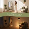 Specchio a figura intera UnboxG, 177x77 cm, nero, con Anteprima dell’immagine prodotto 3