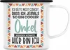 Trendation - Bester Onkel Ever Emaille Tasse Geschenk Produktbild-Vorschau 1