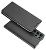 A black flip case for a Samsung Galaxy S23 Ultra phone is shown. Podgląd zdjęcia produktu