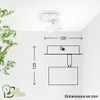 Briloner Isil A Applique LED intérieure, CEE A source Voir les images du produit 5