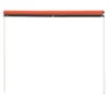 vidaXL Einziehbare Markise 100×150 cm Orange und Braun Produktbild-Vorschau 3