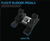 Logitech Flight Rudder Pedals - Pedale - kabelgebunden - Anteprima dell’immagine prodotto 2