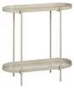 Mica Decorations Myron Bijzettafel Ovaal Beige - Salontafel Productafbeelding-voorbeeld 1
