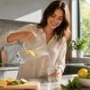 Wasserkrug Wasserkaraffe Hochwertige Glas Karaffe Wasser Produktbild-Vorschau 2