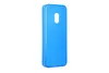 A blue phone case is shown against a white background. Produktbild-Vorschau