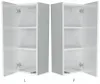 Hängende Badezimmerkommode 30 Weiß Matt 30x80x25cm Produktbild-Vorschau 7