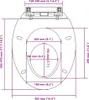 vidaXL Toilettensitz mit Absenkautomatik Weiß Oval Produktbild-Vorschau 7