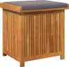 vidaXL Coffre à coussins d'extérieur 60x50x61 cm bois Voir les images du produit 1