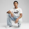 Puma Ess N1 Logo Kurzarm-t-shirt Weiß 2XL Herren,Damen Weiß Produktbild-Vorschau 5