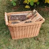 Kaminkorb Holzkorb Kaminholzkorb aus Weide mit Jute (Art. Produktbild-Vorschau 3