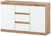 Komoda 120 cm Aga wotan biała matowa z szufladami Podgląd zdjęcia produktu 1