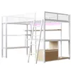 Flieks Etagenbett Metallbett 140x200cm, Hochbett mit Led Produktbild-Vorschau 9