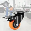 Möbelrollen 4er-Set - Lenkrollen mit PVC φ50,8mm - Produktbild-Vorschau 8