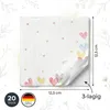 Duni Servietten Hearts Pastel 24 x 24 cm - 20er Pack Produktbild-Vorschau 6