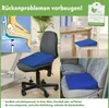 Auto-Sitzkissen Keil mit Bezug, blau Produktbild-Vorschau 5