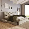 A bedroom scene with a bed and nightstands. Náhľad obrázku produktu