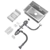 Cecipa MAX Spülbecken Edelstahl 60x45 Set, handgefertigte Produktbild-Vorschau 12