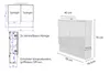 HAJDUK FURNITURE Armadietto Bagno con Specchio 78x70 cm Anteprima dell’immagine prodotto 3